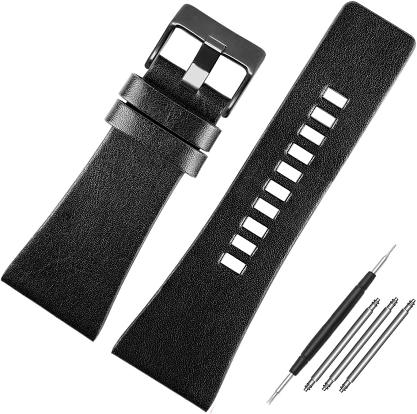 22mm 24mm 26mm 27mm 28mm 30mm 32mm Genuine Leather Watchband Men's Watch Accessories Watch Wristband
