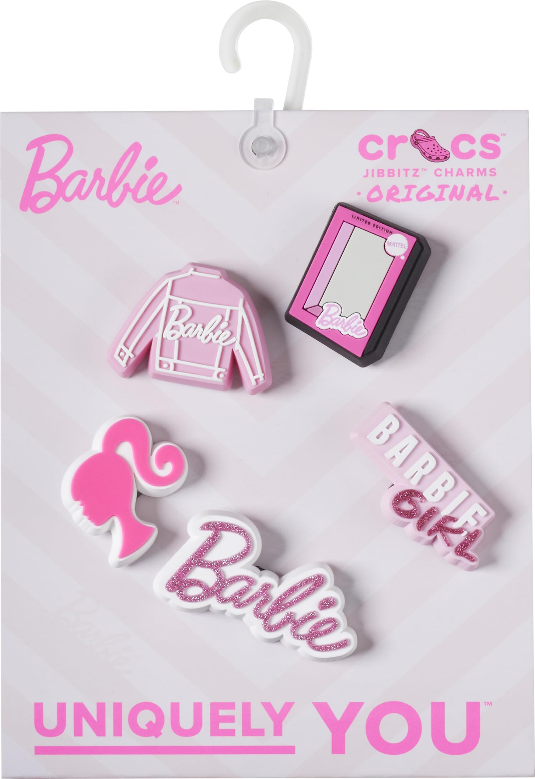 Crocs Barbie 5 Pack - Charm decorativi per scarpe Unisex, Multicolor,