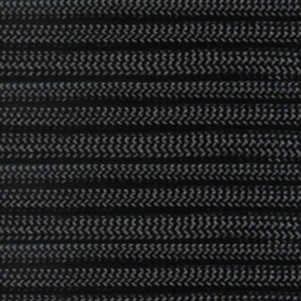10 20 25 50 100 Foot Hanks and 250 1000 Foot Spools of Parachute 550 Cord Type III 7 Strand Paracord (Black 25 Feet)