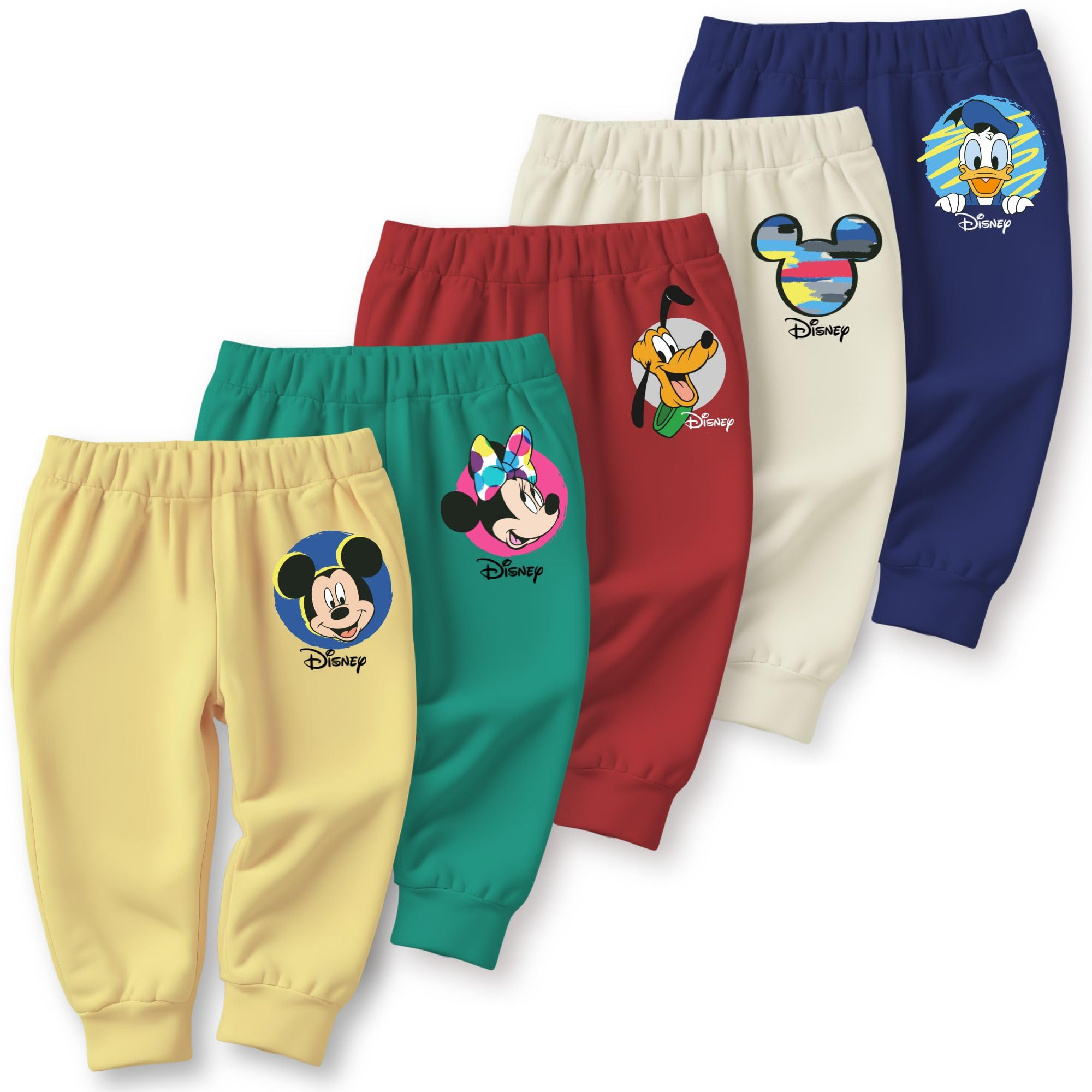 minicultCotton Pajama Pants with All Over Print for Boys and Girls (Multicolor Designs)(Pack of 5)