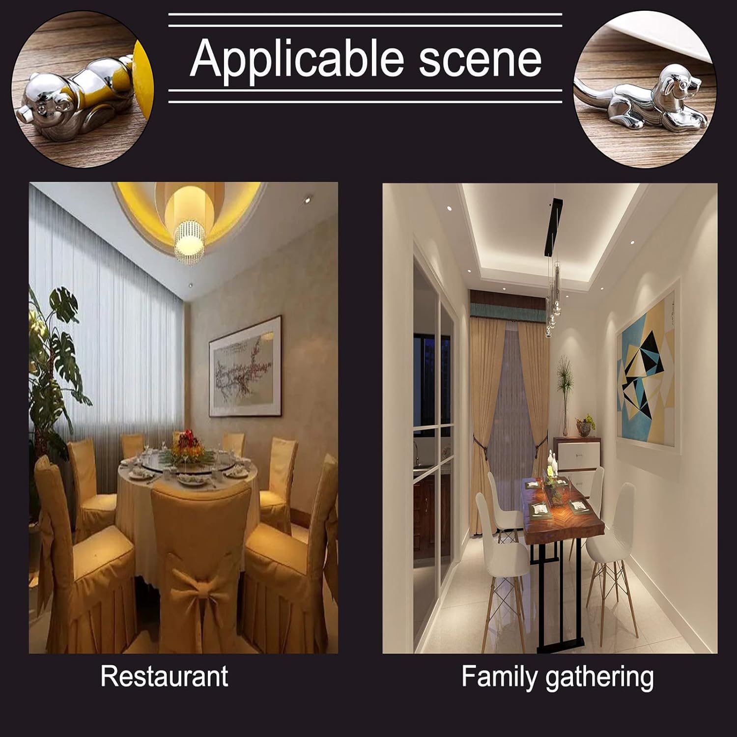 Chinese Zodiac Chopstick Holder For Cutlery Spoon Chopsticks Tableware And Table Setting Metal Holder (Gold, 12 Style)