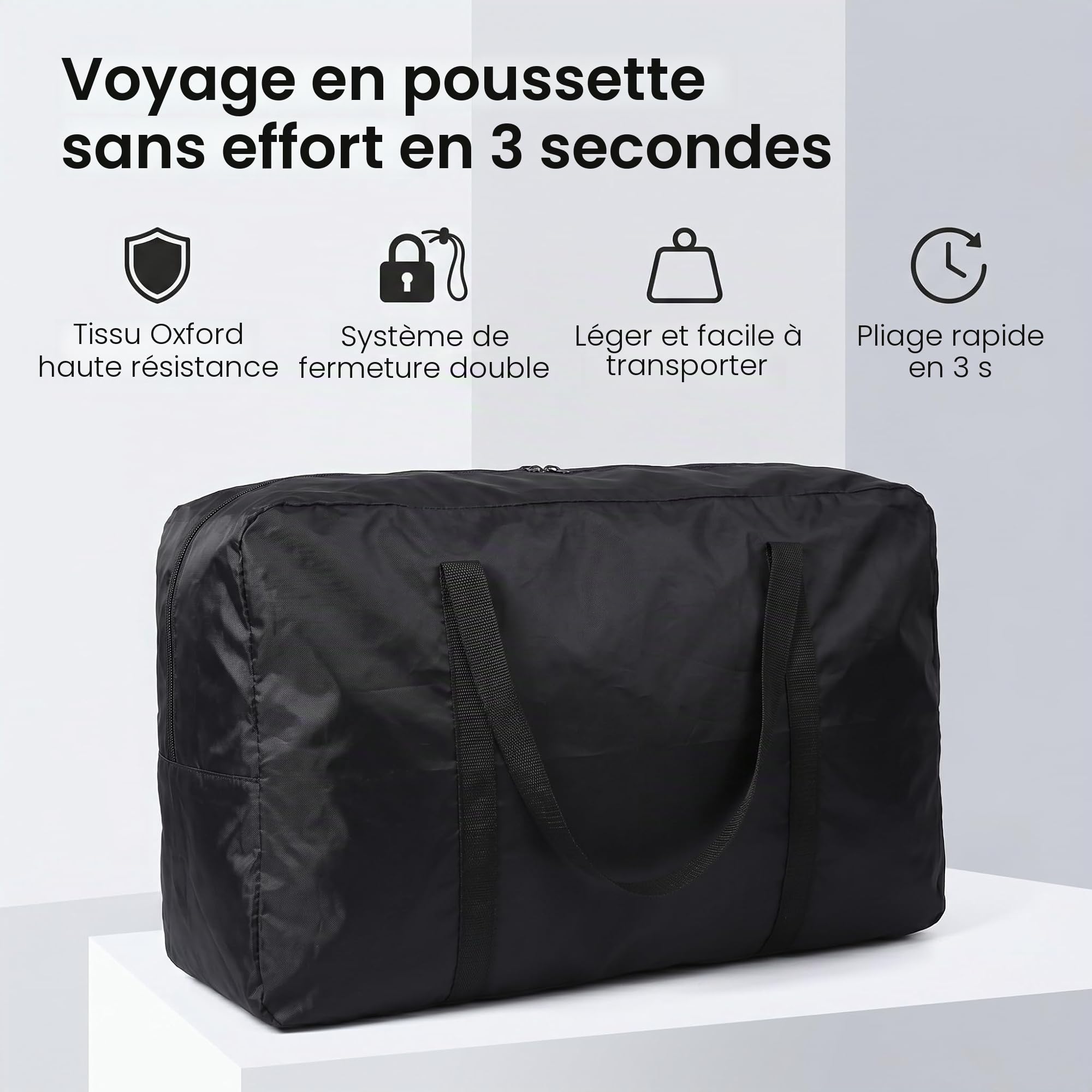 Universelle Housse pour Bébé Poussette Sac de Transport Landau Sac de Voyage Couverture Infantile Enfants Portable Grand Landau Poussette Sac De Rangement pour Avion Porte Chèque (#2)