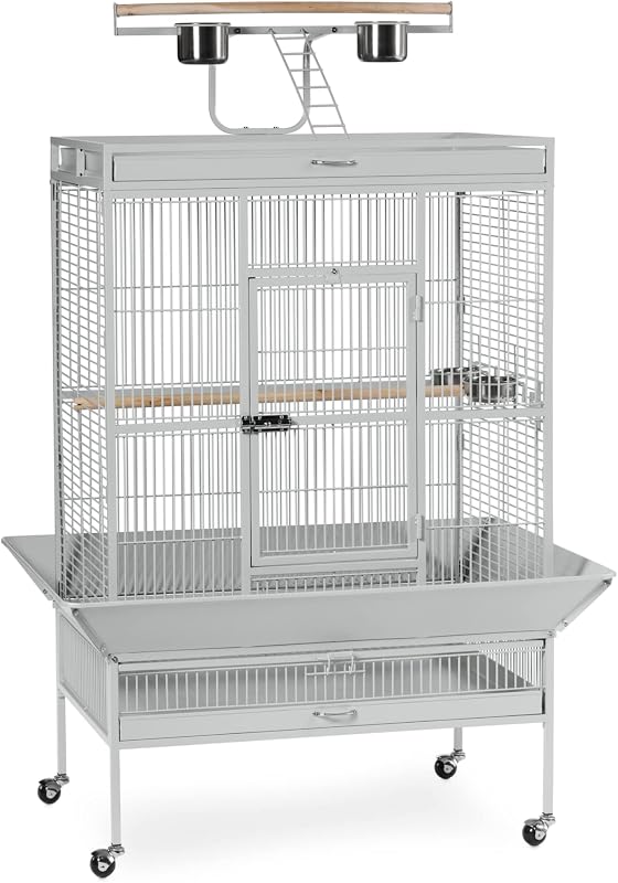 Prevue Pet Products - Jaula para pájaros de hierro forjado, peltre, Hammertone 3154W