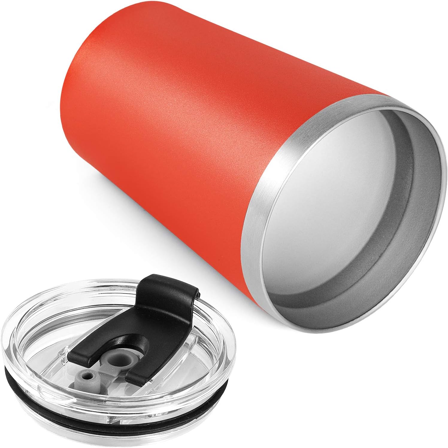 VEGOND 12oz Tumbler Stainless Steel Tumbler bulk Vacuum Insulated Double Wall Travel Tumbler with Lid and Straw Reusable Tumbler, Brick Red 1 Pack - Image 7