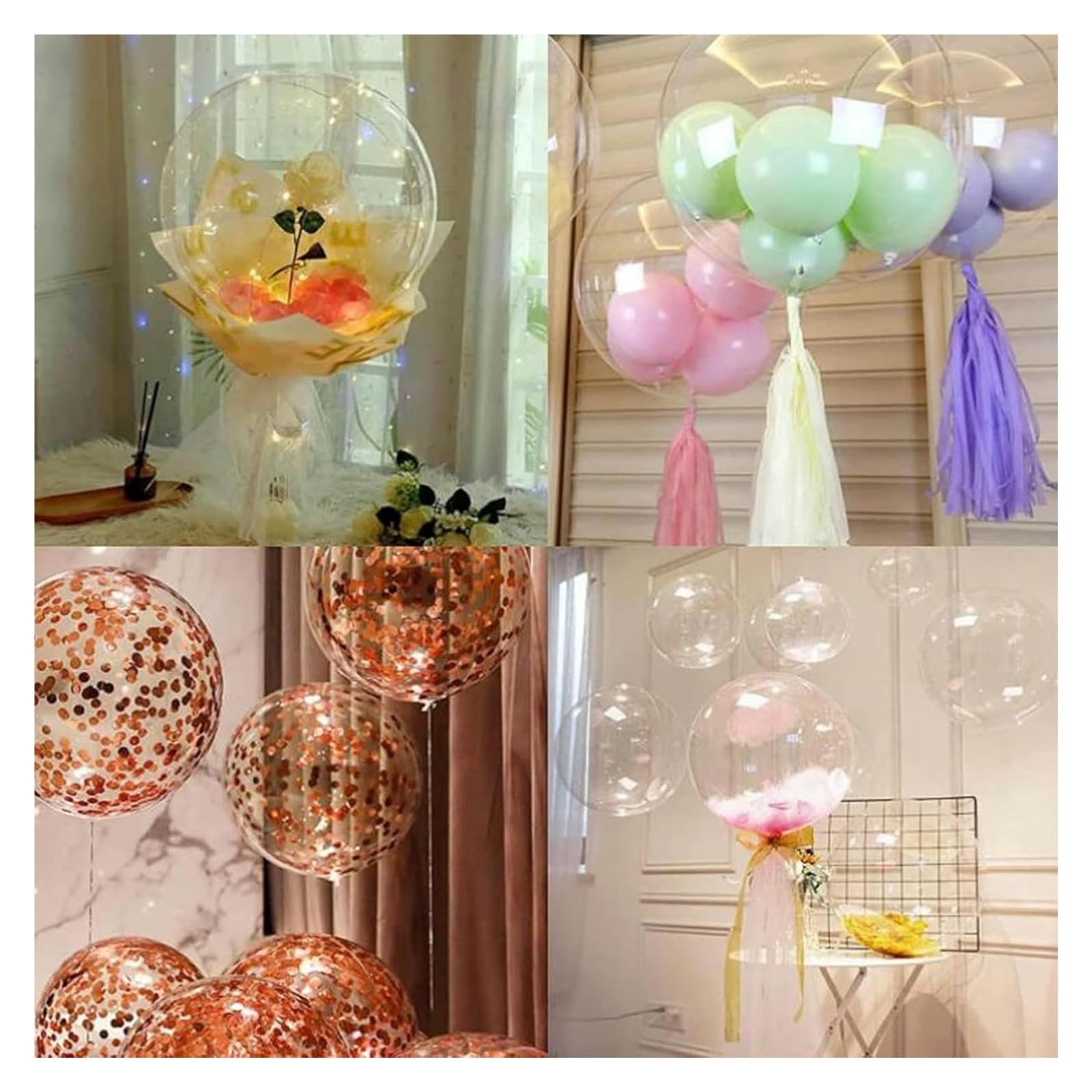Zestaw narzędzi do pakowania prezentów z balonów DIY, na wesele, urodziny, 46 cm/18,1 cala