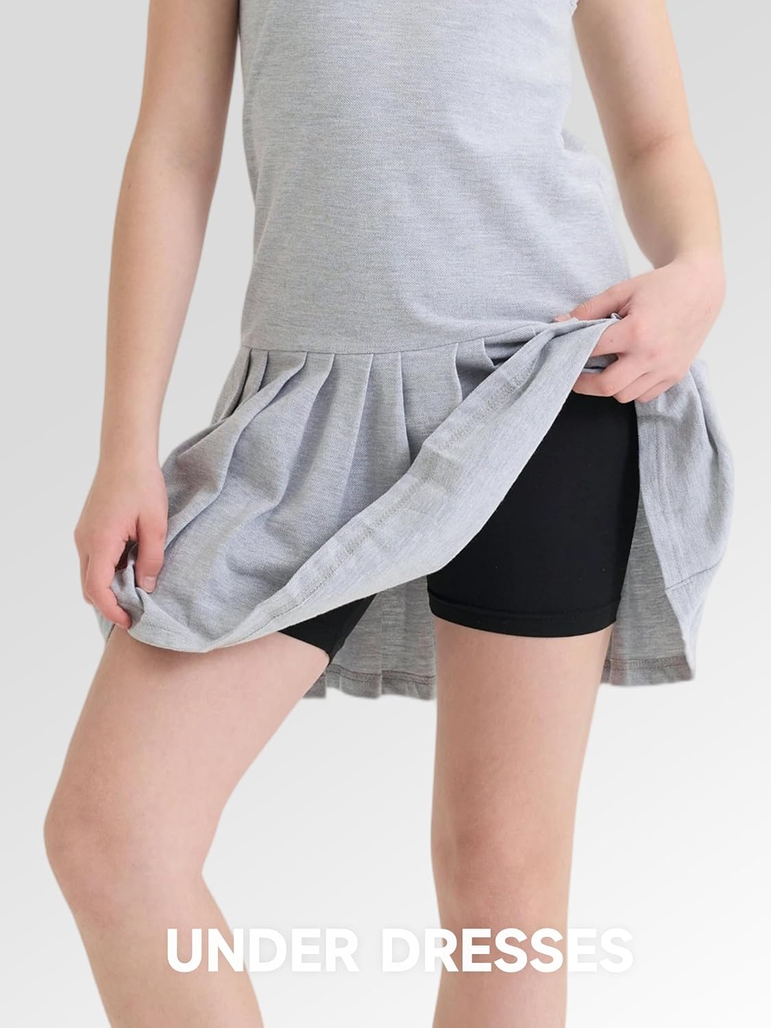 8 Pack Girls Shorts Bike Shorts Toddler Biker Cartwheel Multi-Color Dance Under Dress Girls Clothes