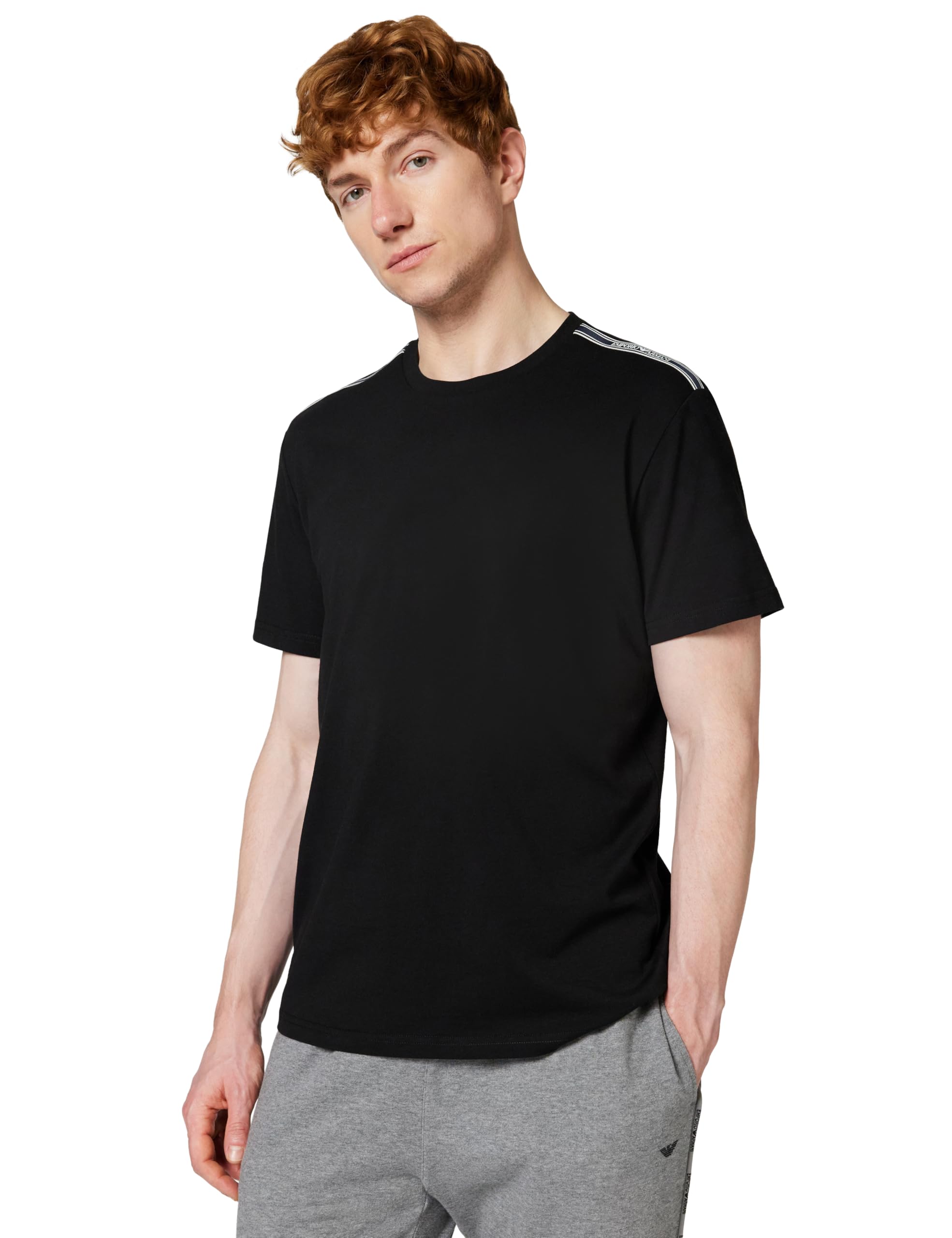 Emporio Armani Herren Schwarz - T-Shirts - Tops - K - L