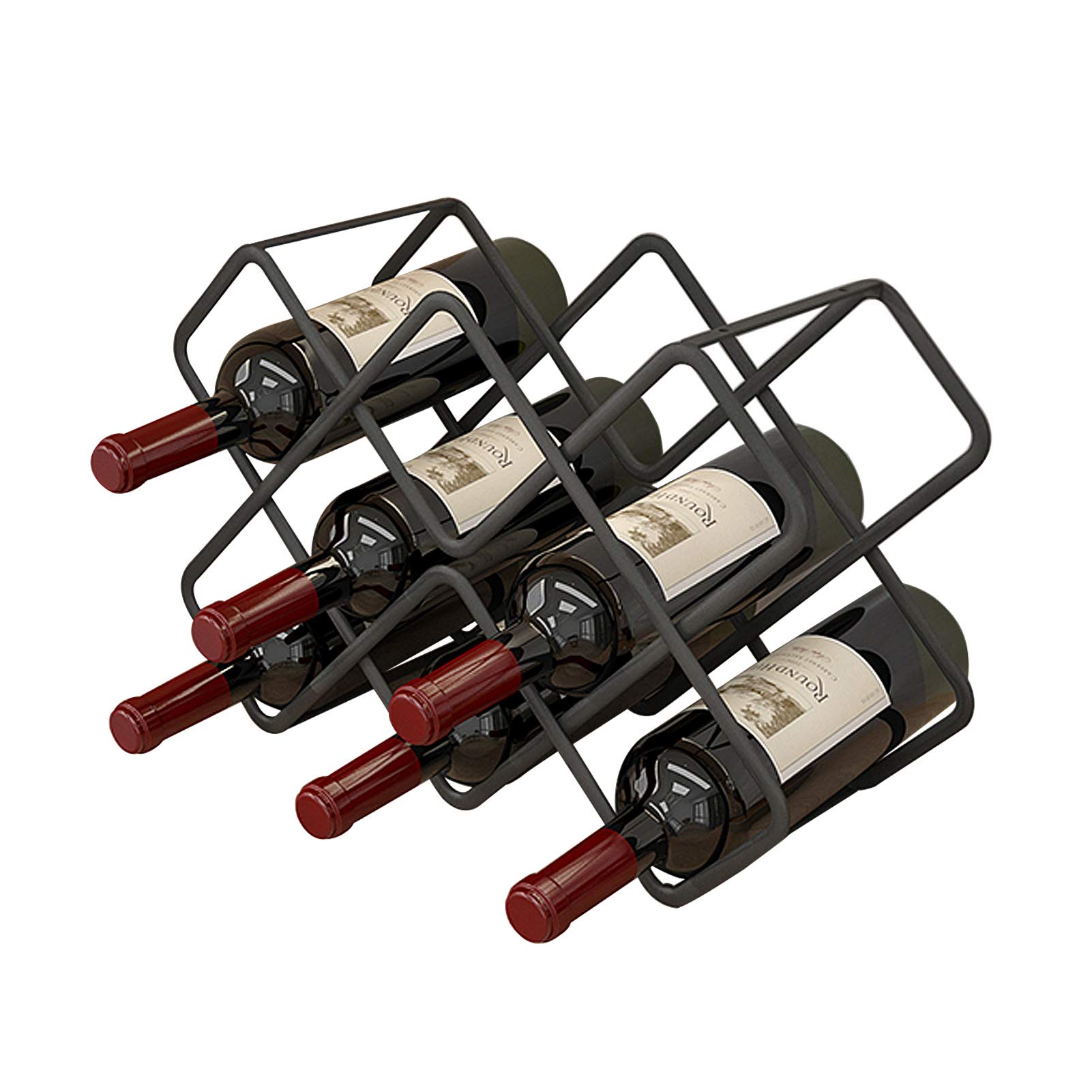 Casier à vin sur pied empilable pour stopper le désordre en cuisine