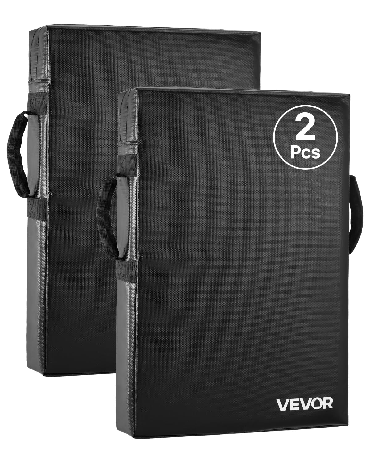 VEVOR Bouclier de Percussion de Rugby 60x40,5 cm 2PCs, Matériels d’Entraînement de Football Américain en Éponge Haute Densité, Coussinets de Blocage avec Poignées, Équipement pour Hockey, Crosse
