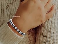 Vista 394 de Amazing Gemstone Yaxaite Bracelet for Women Men's Gifts - Protection Healing Crystal Bracelet - 8mm Gemstone Beaded Adjustable Bracelet Pulseras