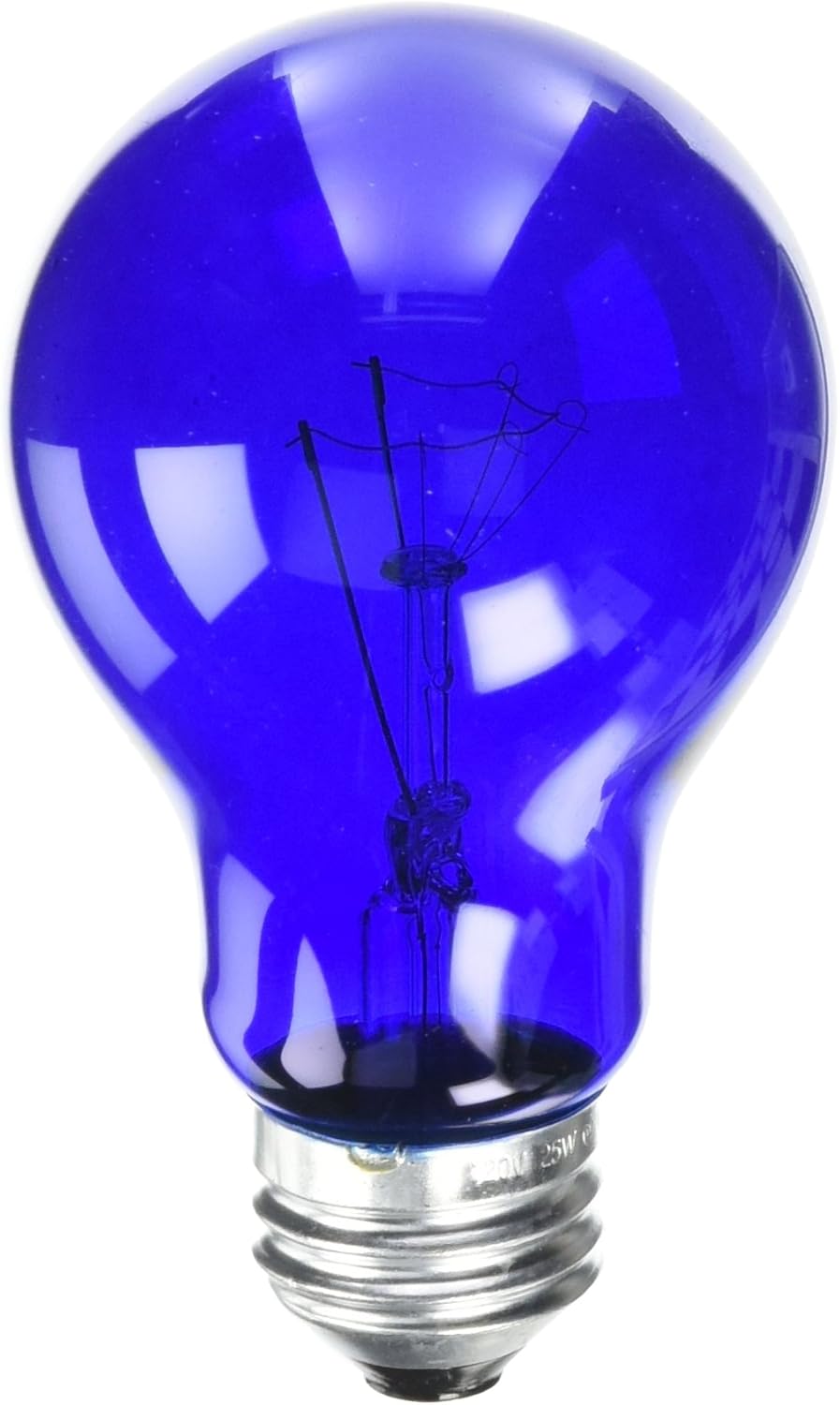 Westinghouse Lighting 0344520 25 Watt A19 Transparent Blue Color Light Bulb, Incandescent Party Bulb, Medium Base, 6 Pack