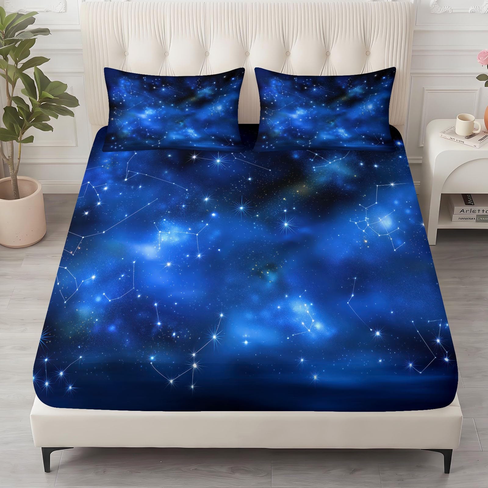 Prześcieradło z gumką King Space 150 x 200 cm, prześcieradło na materac