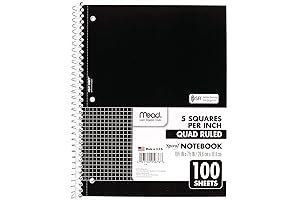 Mead Five Star Grid Notebook