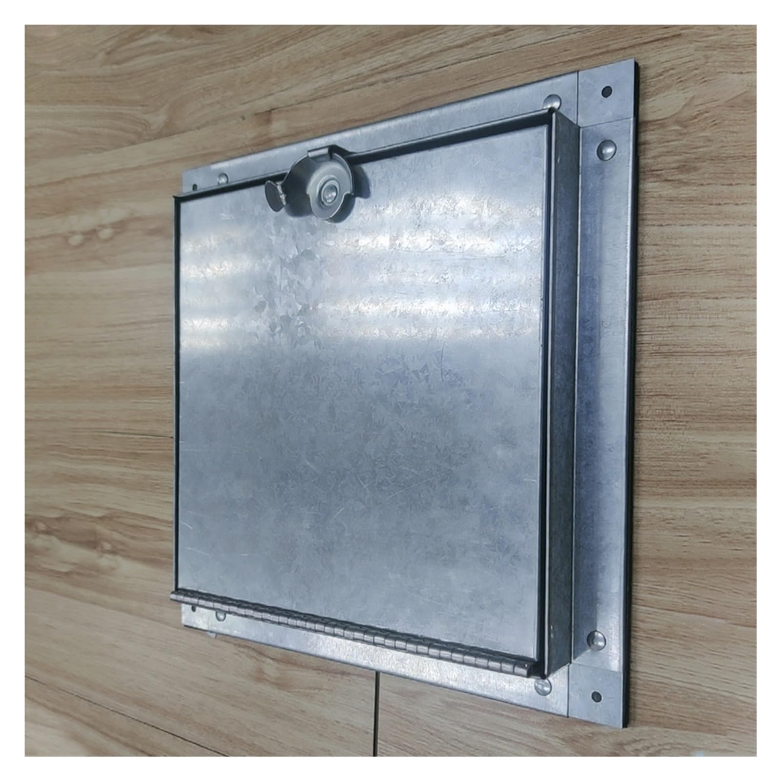 sportello ispezione Pannello di accesso in acciaio zincato per cartongesso, sportello di accesso per condotti incernierato, sportello di ispezione antincendio, copertura del foro di accesso(35x35cm/13