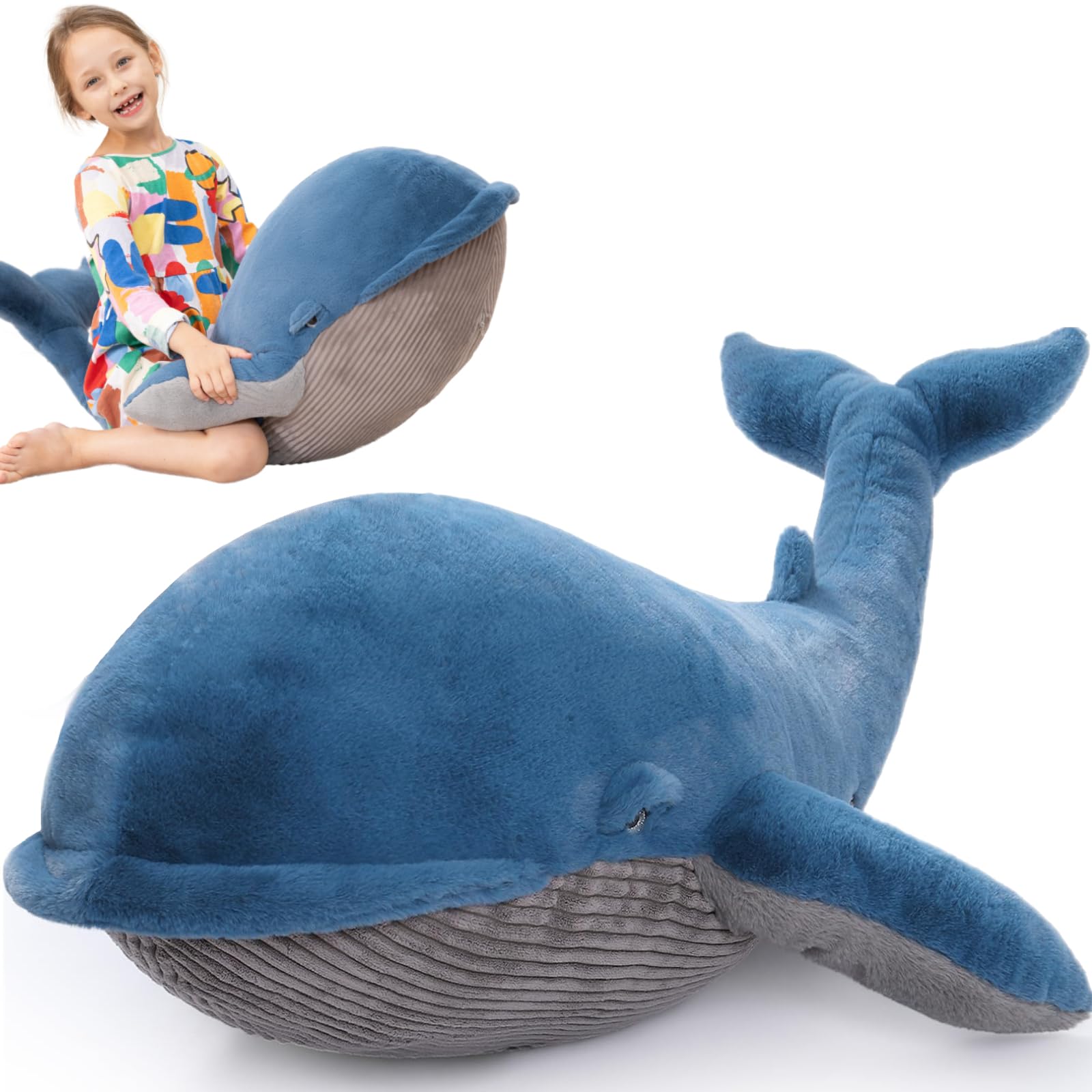 Amazon.co.jp: MaoGoLan 43インチ クジラのぬいぐるみ 大きな