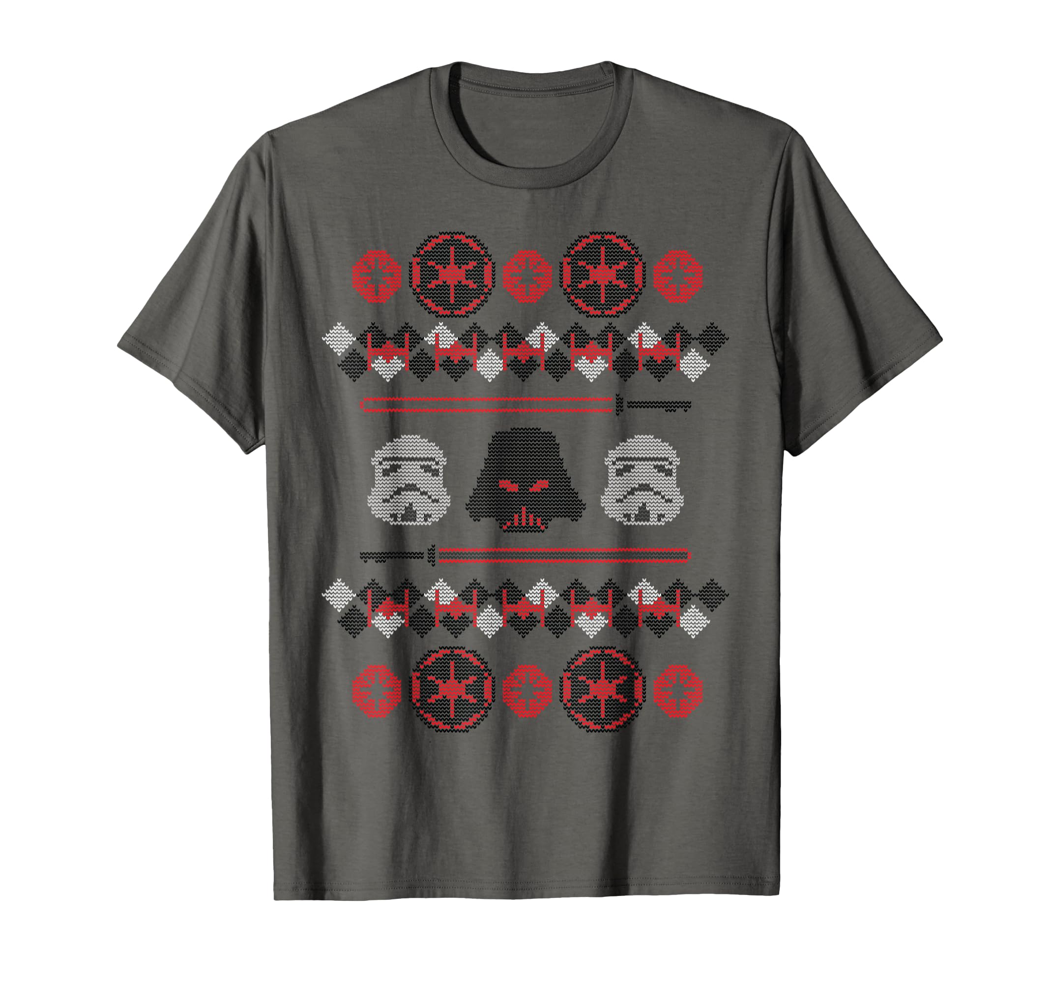 T-shirt Star Wars Empire pull de Noël haut graphique manches courtes