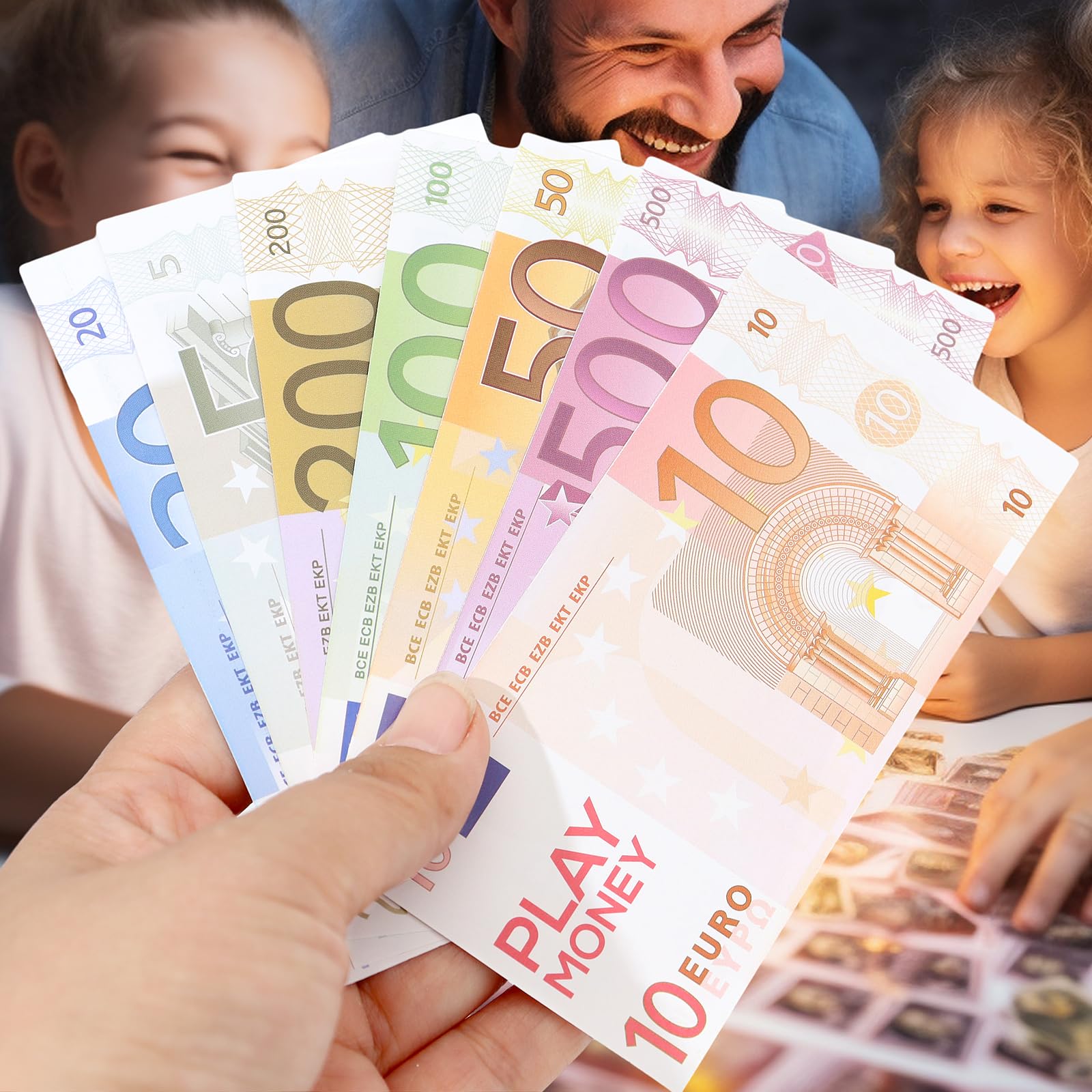 Pack Of 86 Childrens Play Money Euro Notes And Coins Desertcart