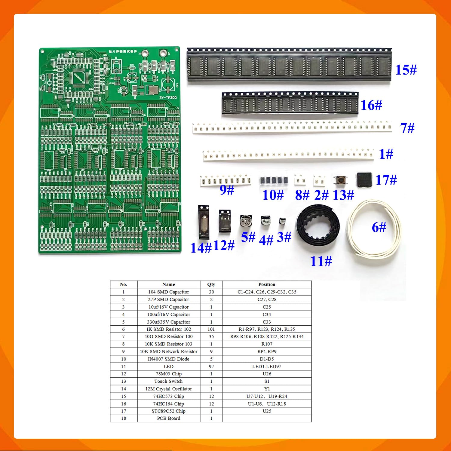DIDODI Soldering Practice Kit - 4-in-1 SMD & SMT DIY Electronic Kits - Image 2