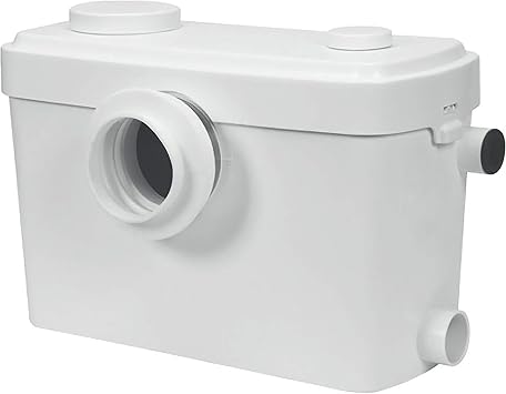 Macerator Pump Sanitary Heavy Duty for Toilet Shower Sink Bath Waste Powerful 3 in 1 [Energy Class A+++]