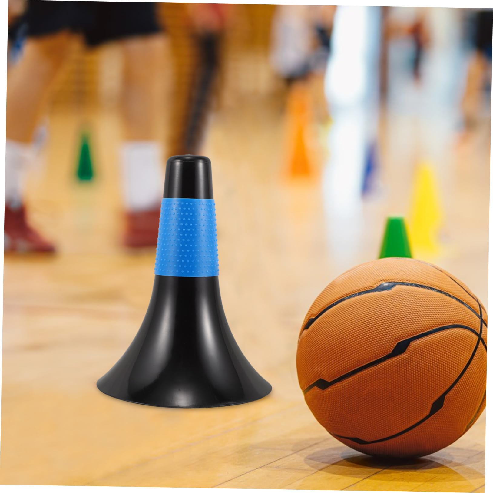 Abaodam 8piezas Conos Marcadores De Entrenamiento para Baloncesto y Fútbol Obstáculos De Agilidad para Práctica Deportiva Jardín o Campo