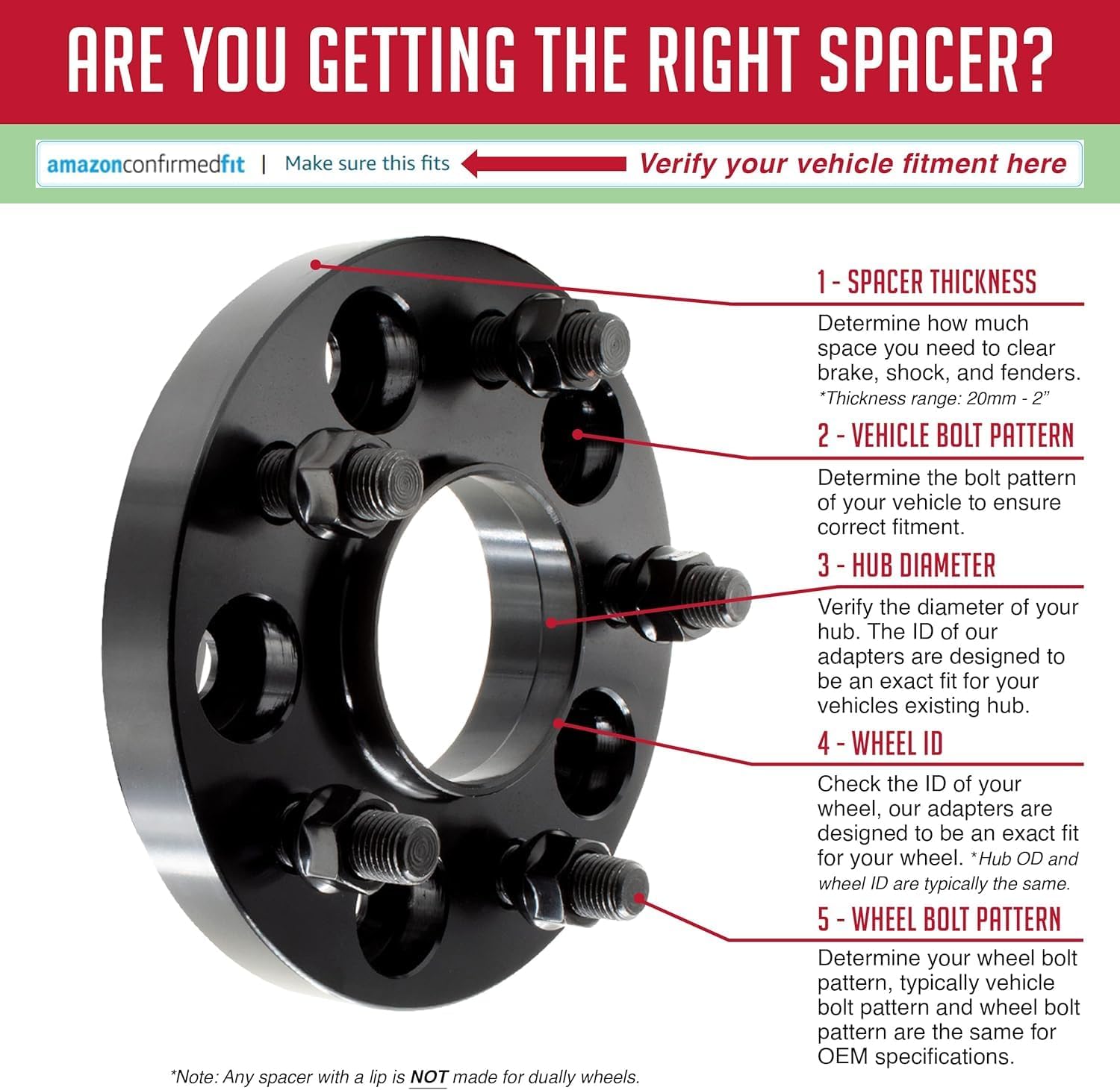 Wheel Accessories Parts 2 Pcs Hub Centric Wheel Spacers 5 on 4.75 120.7mm 20mm Thick 70.3mm Hub M12 1.5 12x1.5 Thread Stud Fits Chevy Camaro Corvette | Pontiac Firebird - Image 5