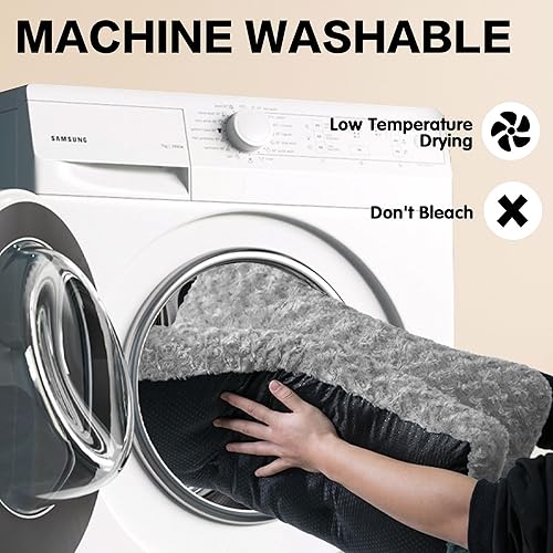 Miniatura 5 de Cama para perros, cama lavable para mascotas, cama para perros, cojín lavable con parte inferior antideslizante, cama calmante antiansiedad para