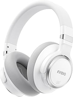 KVIDIO Hybrid Active Noise Cancelling Headphones Over Ear