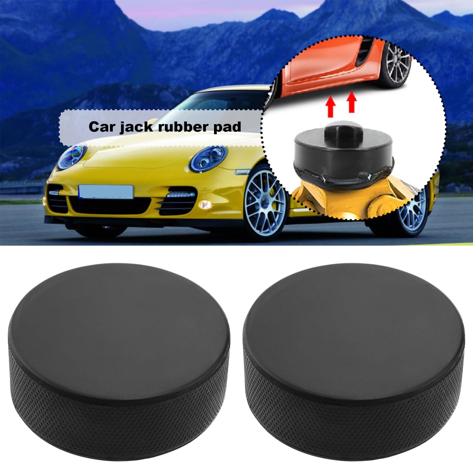 4 supporti in gomma per jack Compatibile con Porsche 911 964 993 996 997 Compatibile con Cayman Compatibile con Boxster lo strumento di riparazione della rimozione dell'auto