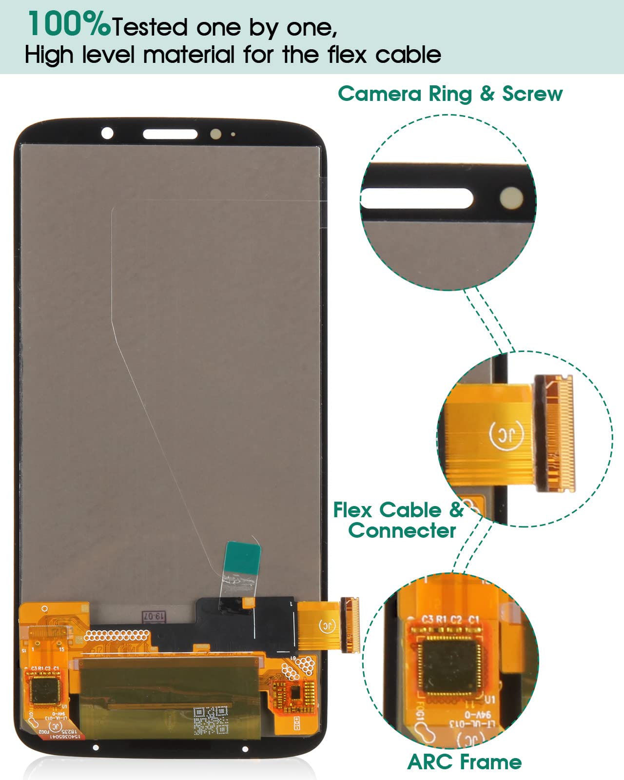 Amazon.com: Screen Replacement for Moto Z3 Play LCD for Motorola