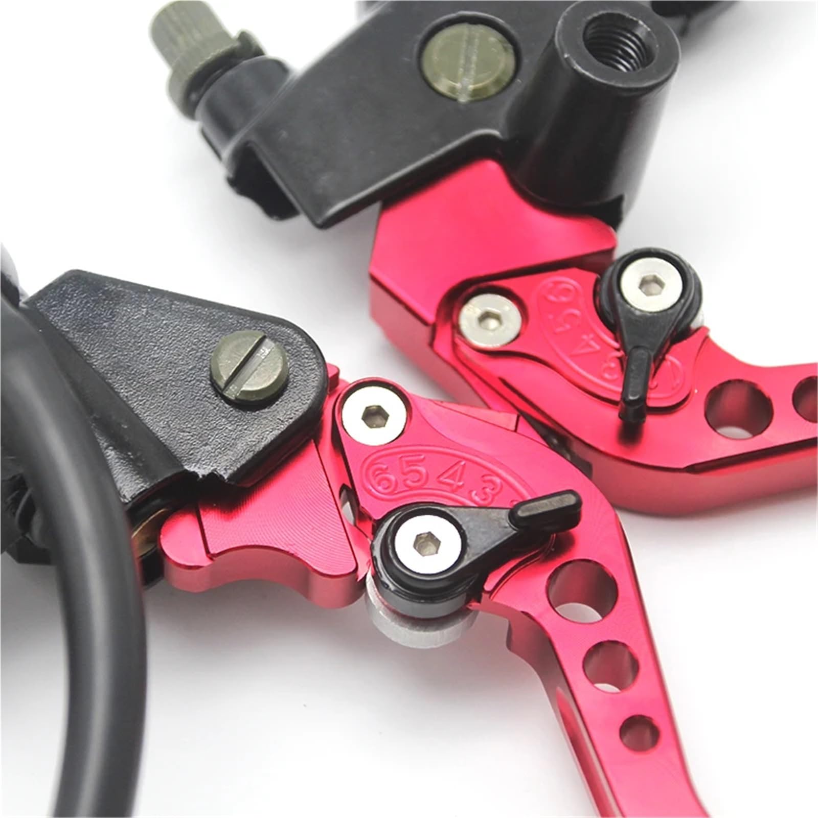 dźwignia sprzęgła Pasuje do Honda pasuje Kawasaki KLX 7/8 "22mm motocykl sprzęgło hamulca główny cylinder hamulcowy zestaw dźwigni zbiornika płynu(Black set)