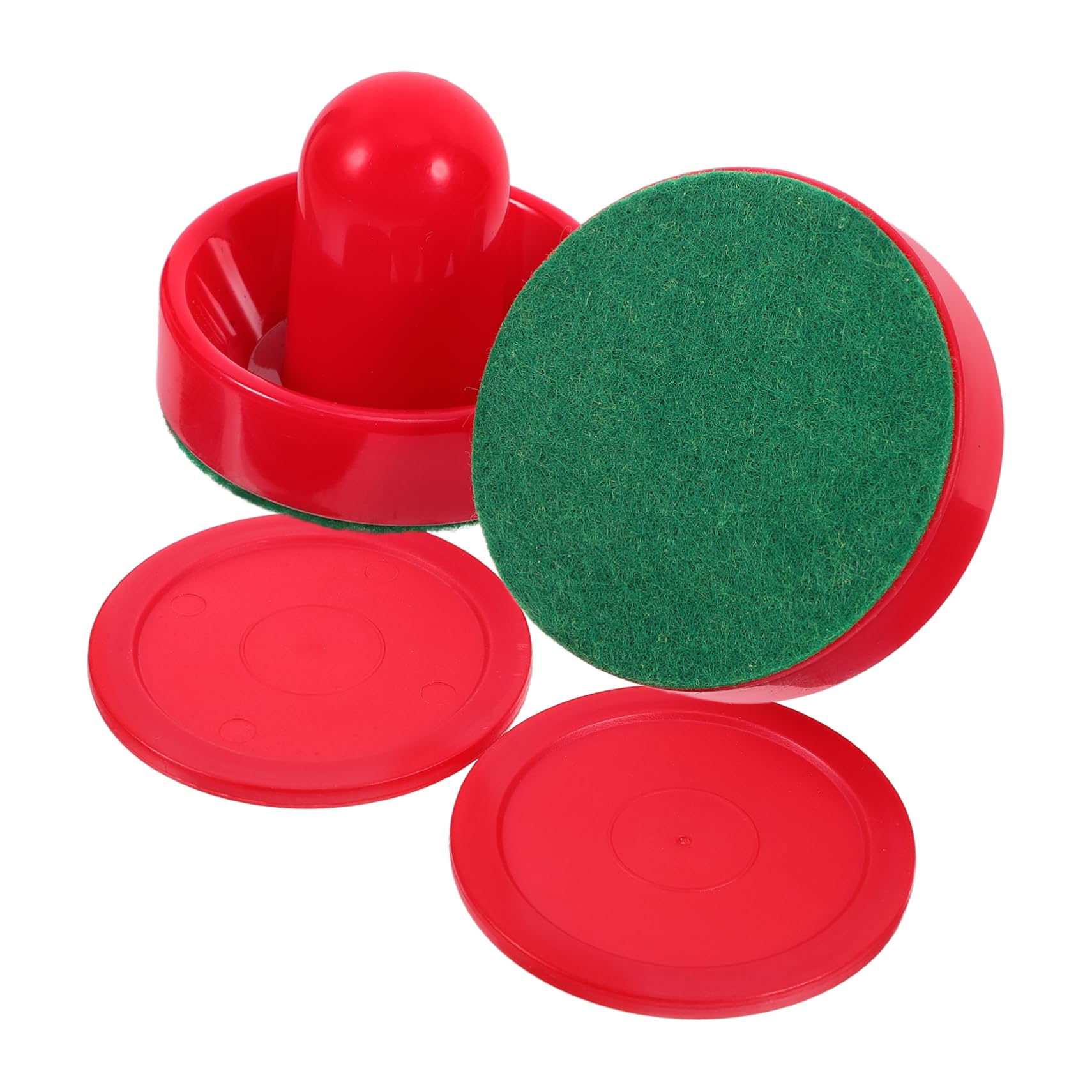 Set di 3 racchette da hockey e racchette per uso domestico, hockey su ghiaccio, cursore da tavolo per hockey su ghiaccio, in plastica, divertente hockey