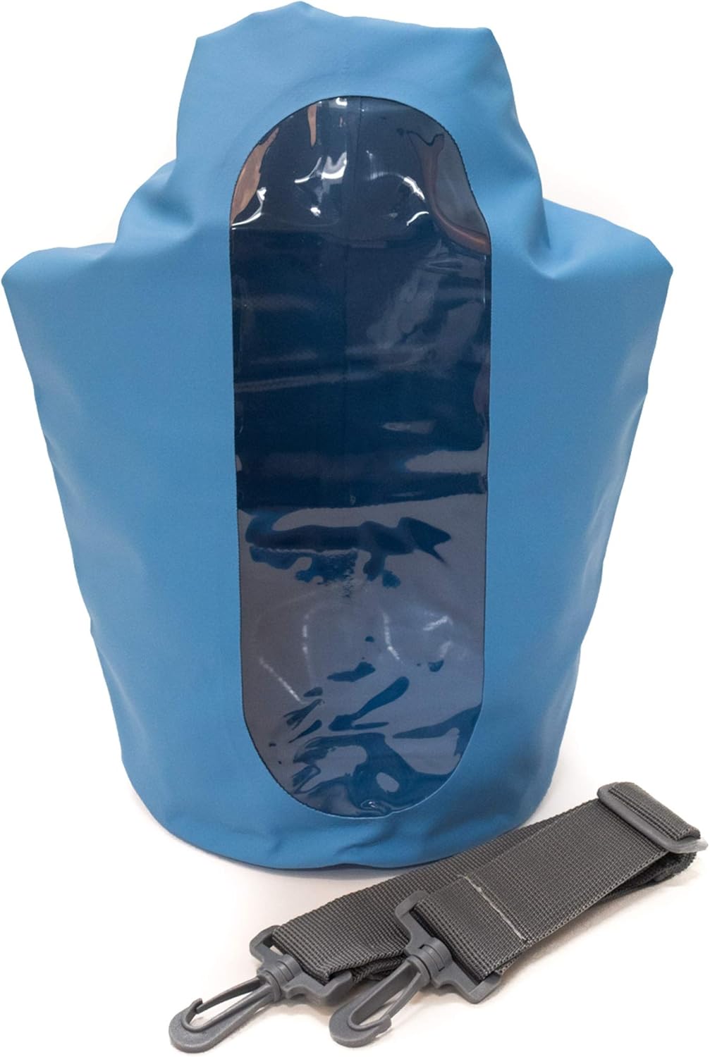 Nod products 5 Liter Sea Blue Fully Waterproof Lightweight Floating Dry Bag with Clear View Panel for Beach, Travel & Gifts