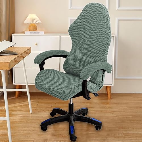 Miniatura 2 de Fundas para sillas de juego con fundas para apoyabrazos, funda para silla de escritorio, funda para silla de computadora, funda elástica para silla