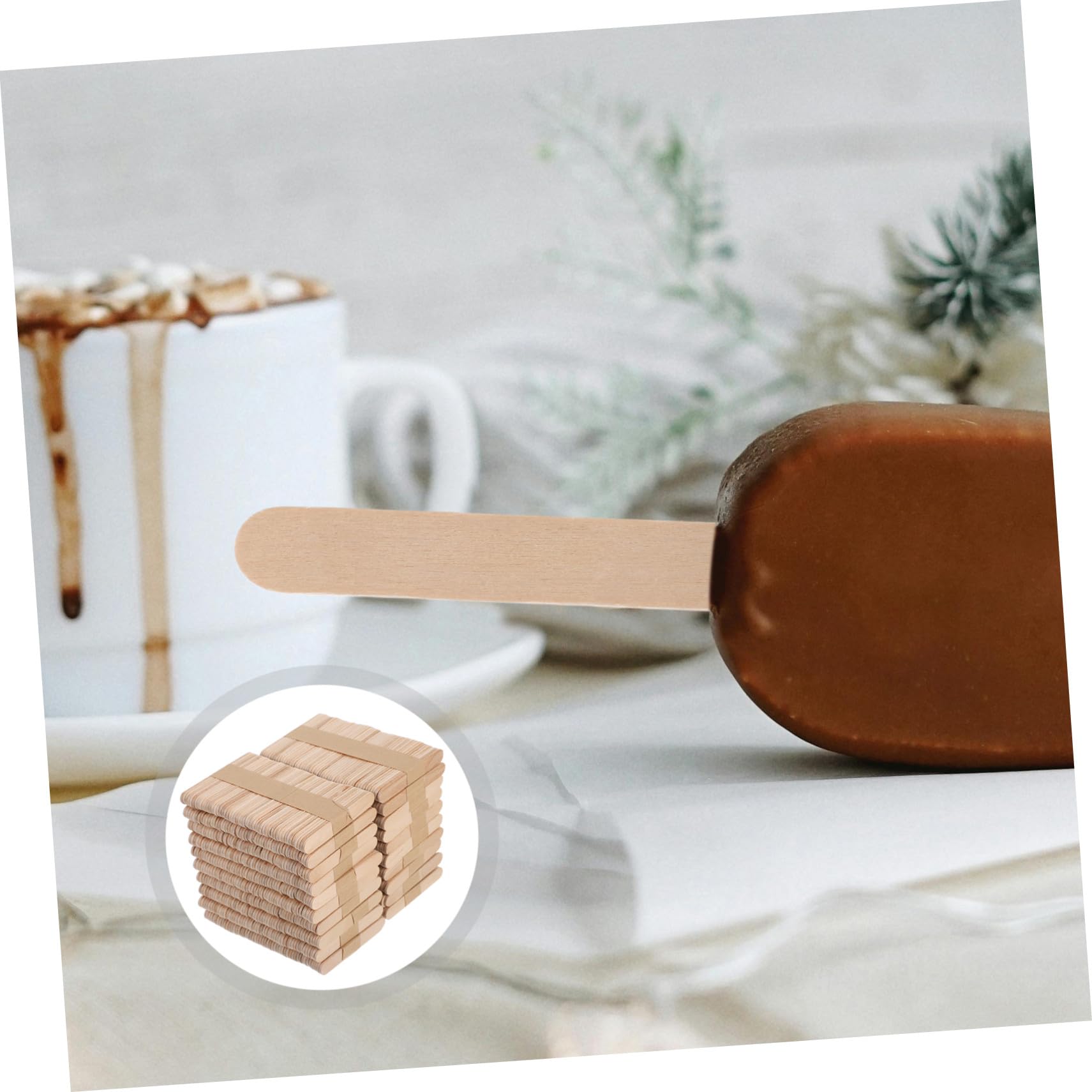 Palitos de Madera para Manualidades para Niños 1000 Piezas | Textura Lisa, Fáciles de Decorar, para Actividades Escolares y Suministros de Aula