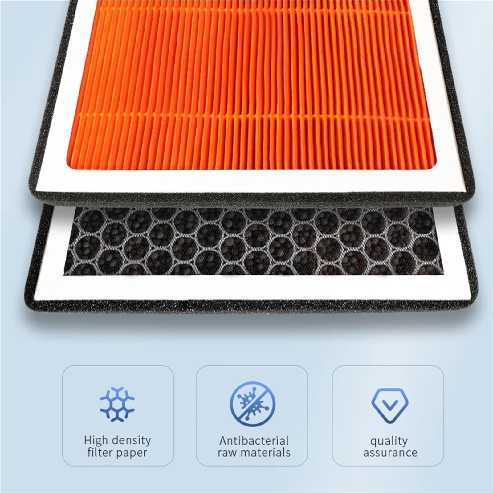 Filtro abitacolo a Carboni Attivi per Mustang Mach E Filtro abitacolo Filtro Aria Filtro Aria condizionata a Carboni Attivi con fragranza per purificare