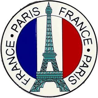 Paris Enamel Pin, Eiffel Tower France Pin Brooch Gift For Paris Lover Traveler Travelling Lover, France Souvenir Brooches, Wanderlust Lapel Badge, Europe Travel, French Culture Accessories