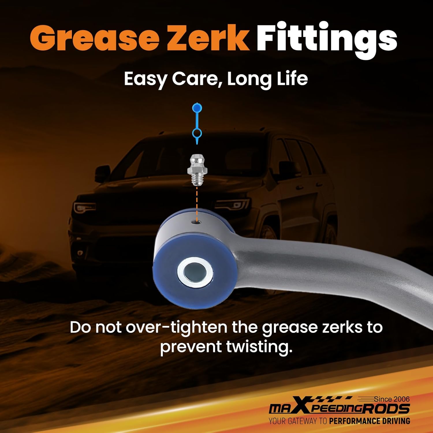 maXpeedingrods Front Adjustable Track Bar for Jeep Grand Cherokee 1999-2004