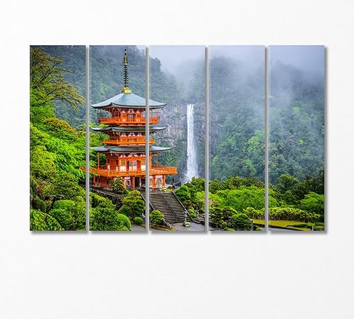 Miniatura 5 de Pagoda Seigantoji y Nachi No Taki Waterfall Japón Impresión en lienzo 1 panel  24 x 16 pulgadas