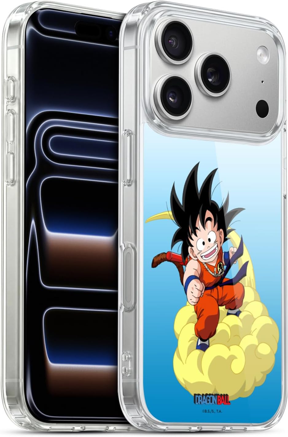 Head Case Designs Officially Licensed Dragon Ball Goku Characters Gel Case [Military Grade Protection] Compatible with Apple iPhone 17 Pro and Compatible with MagSafe