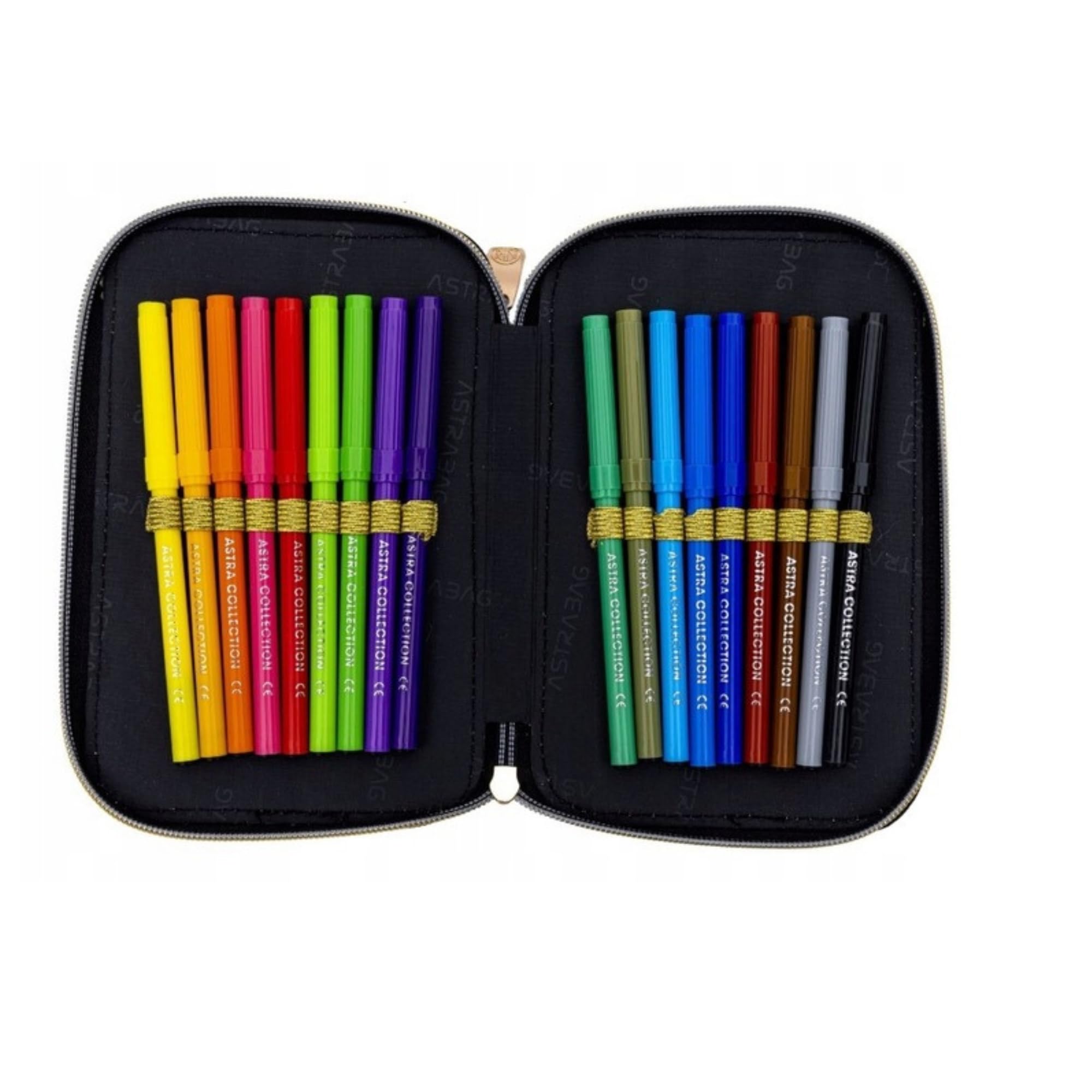 Goldkids - Astuccio per penne 3 scomparti - Astuccio per ragazzi e ragazze - Astuccio per penne 3 scomparti, astuccio per la scuola, astuccio per compiti e quaderno, 3-fähig