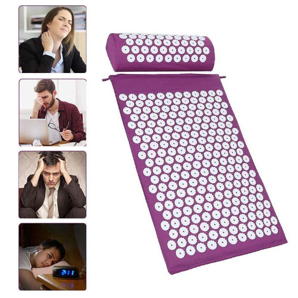 Tapis de massage acupression SHOUJIK pour réduire les insomnies