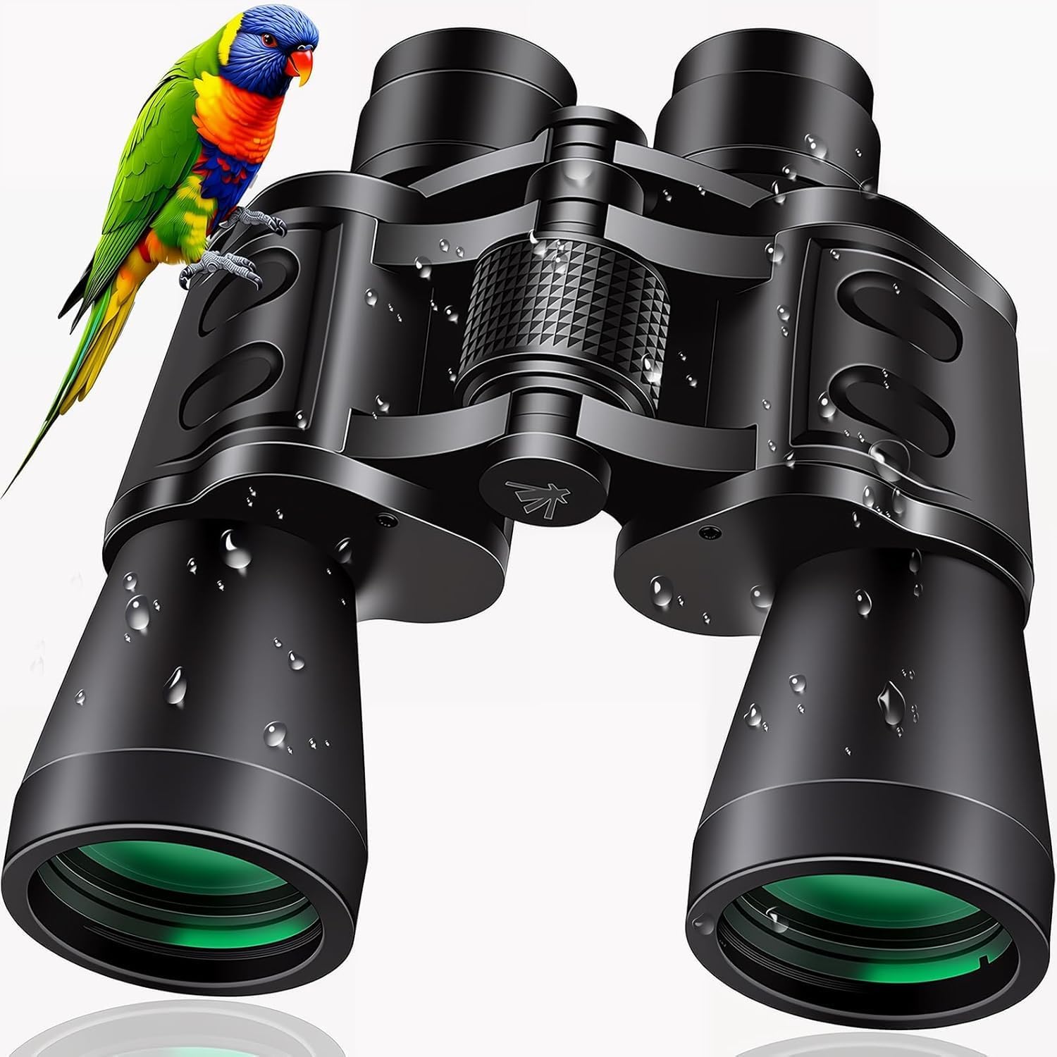 Binoculars for Adults 20x50 High Power Military Binoculars for Adults and Kids with Low Light Night Vision,Compact Waterproof Bird Watching Travel Hunting Stargazing BAK-4 Prism FMC Lens-image-42