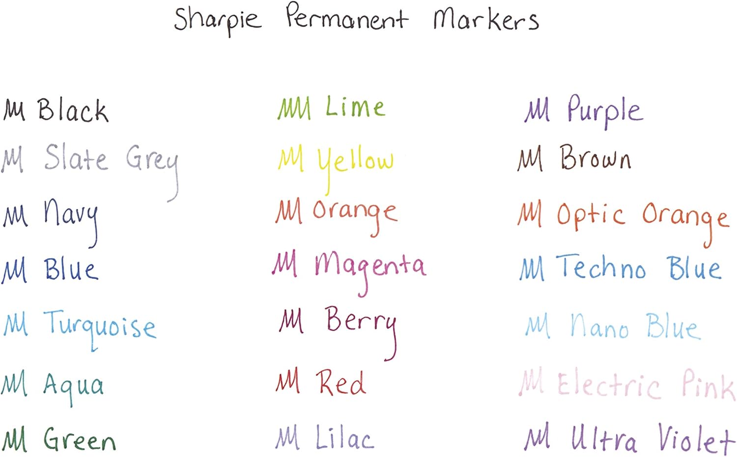 Sharpie Permanent Markers, Ultra-Fine Point, Assorted, 12 Pack