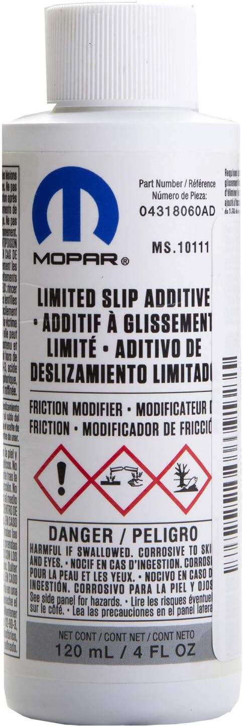 Genuine Mopar Fluid 4318060AC Limited Slip Additive - 4 oz. Bottle