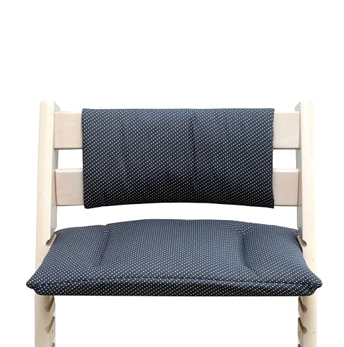 Miniatura 2 de Blausberg Baby - Juego de Cojines Junior para Trona Tripp Trapp de Stokke - Anthracite Dots