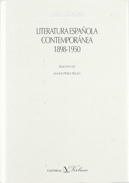 Portada de Literatura Española Contemporanea 1898-1950