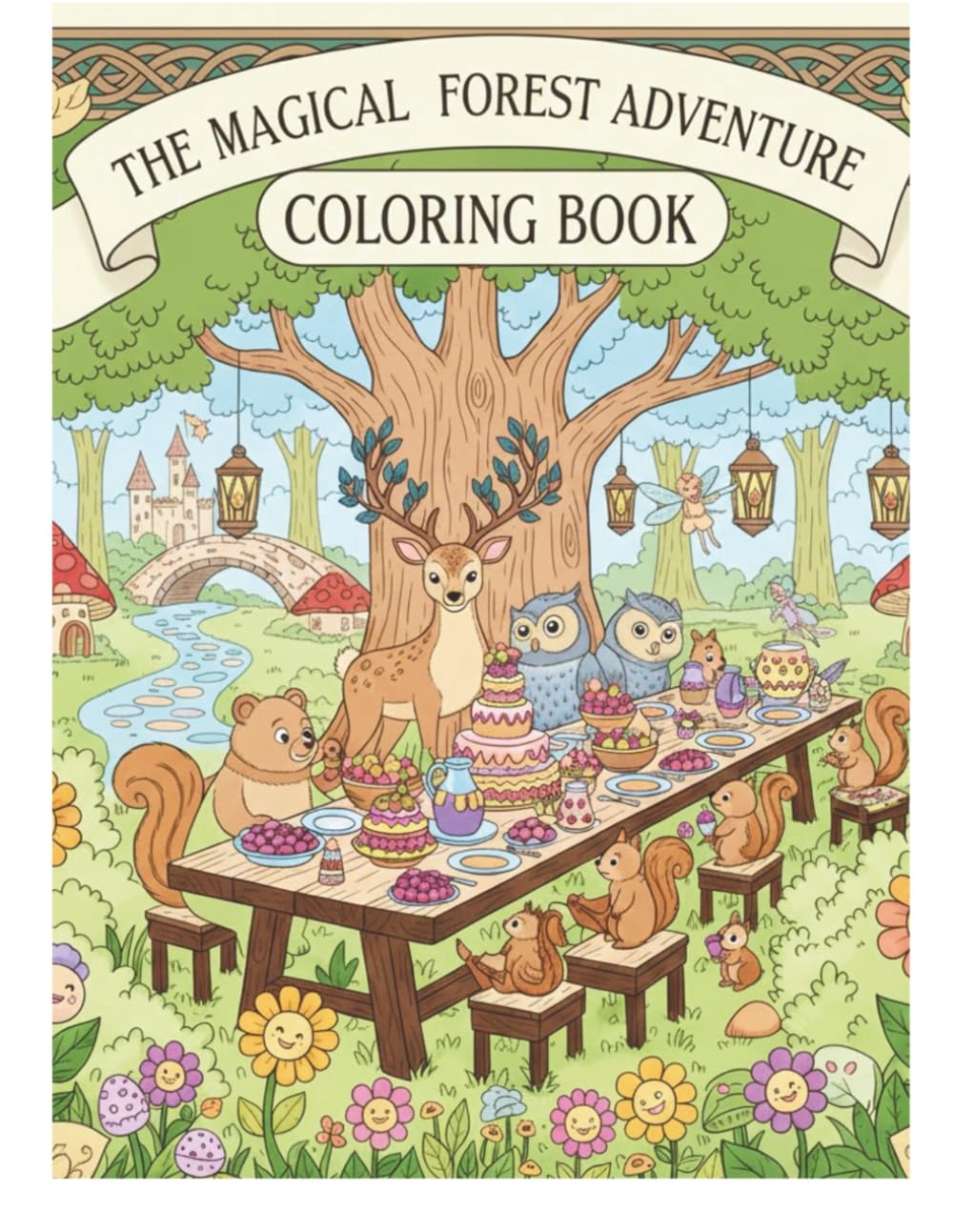 The Magical Forest Adventure Coloring Book