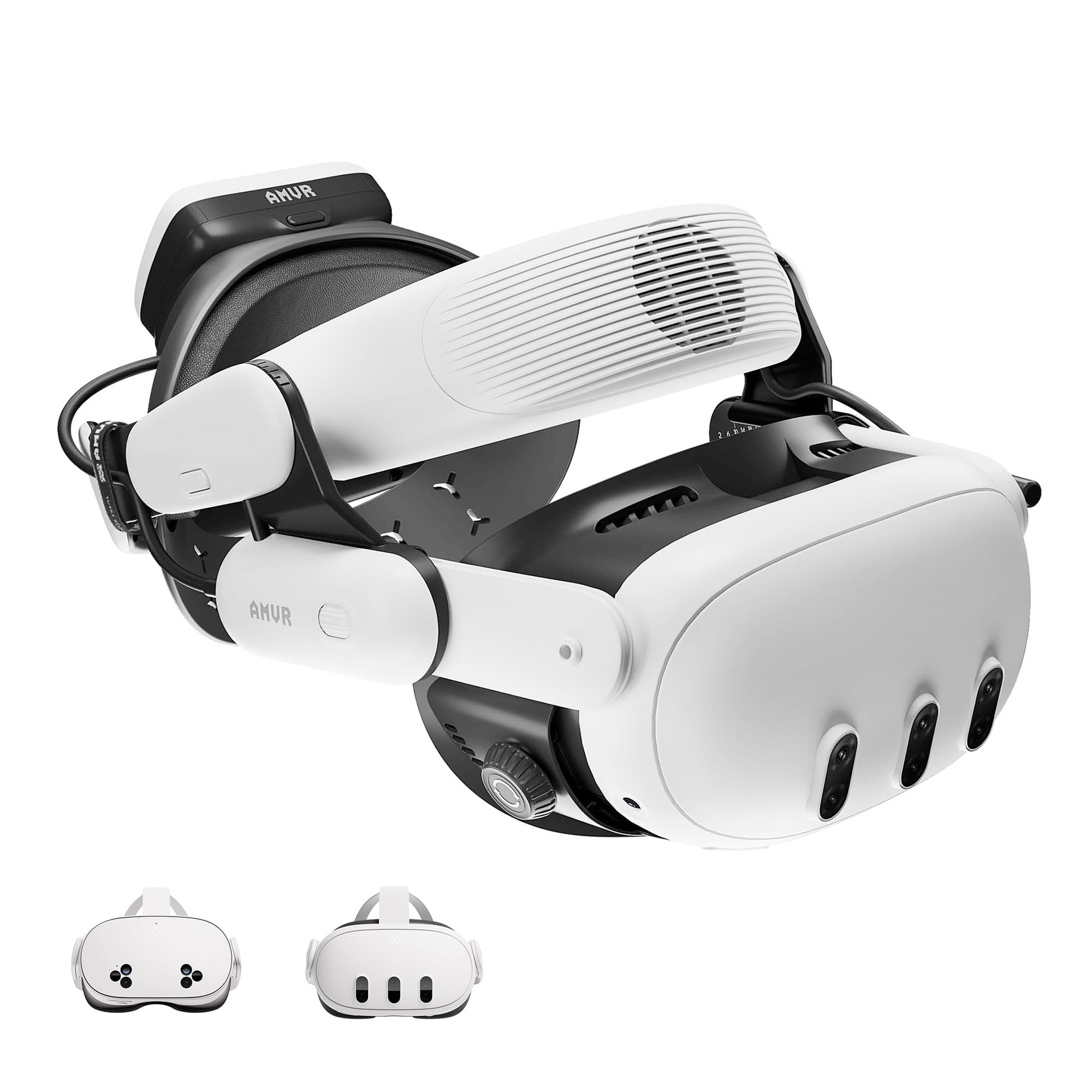 Amazon | AMVR BS1 ヘッドストラップ ホットスワップ磁気バッテリー付