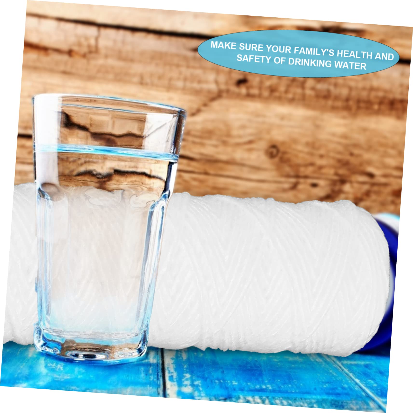 Mikikit Filter 2 Pack Pp Cotton Filter Element Line Wound Enhances for Filtration System