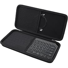 Hard Case for Logitech MX Keys Mini Minimalist Keyboard, Black